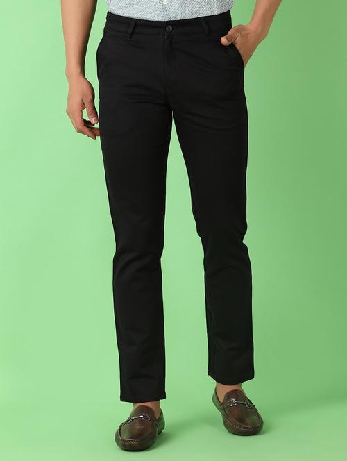 men mid rise solid chinos - 21519589 -  Standard Image - 0