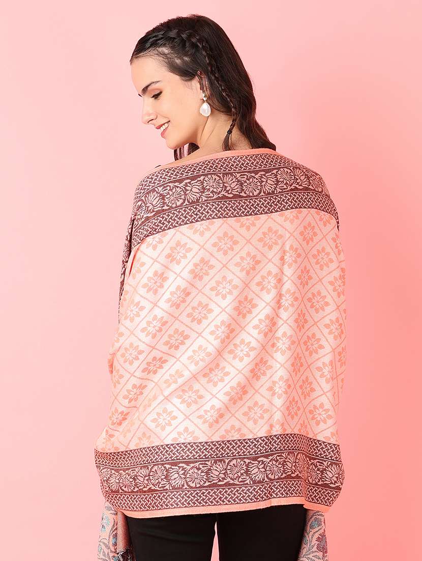 women self design winter stole - 21519766 -  Standard Image - 2