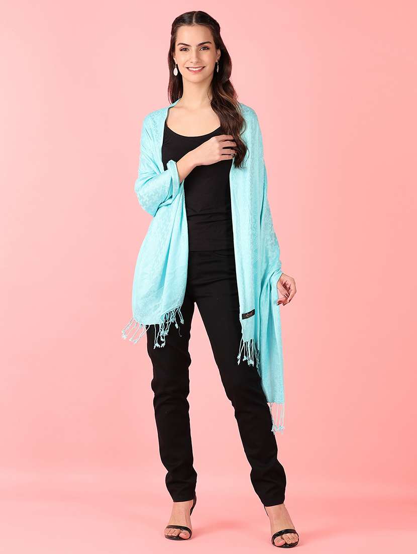 women self design winter stole - 21519810 -  Standard Image - 2