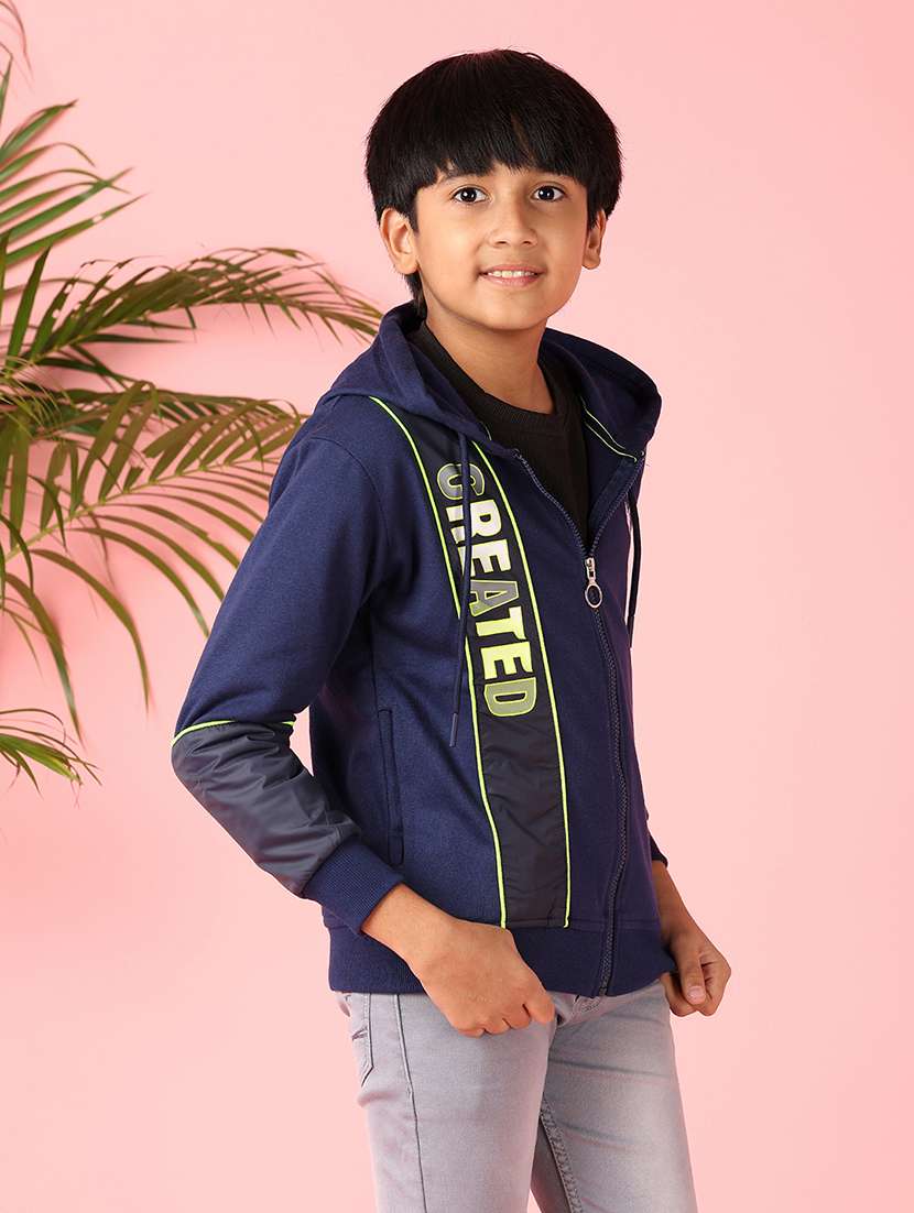 boys long sleeves front print sweatshirt - 21519921 -  Standard Image - 2
