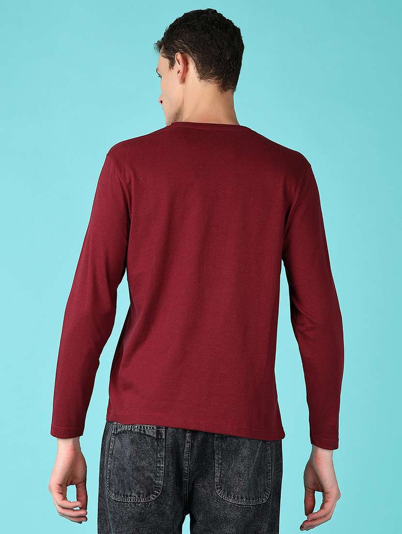men solid long sleeves t-shirt - 21519968 -  Standard Image - 2