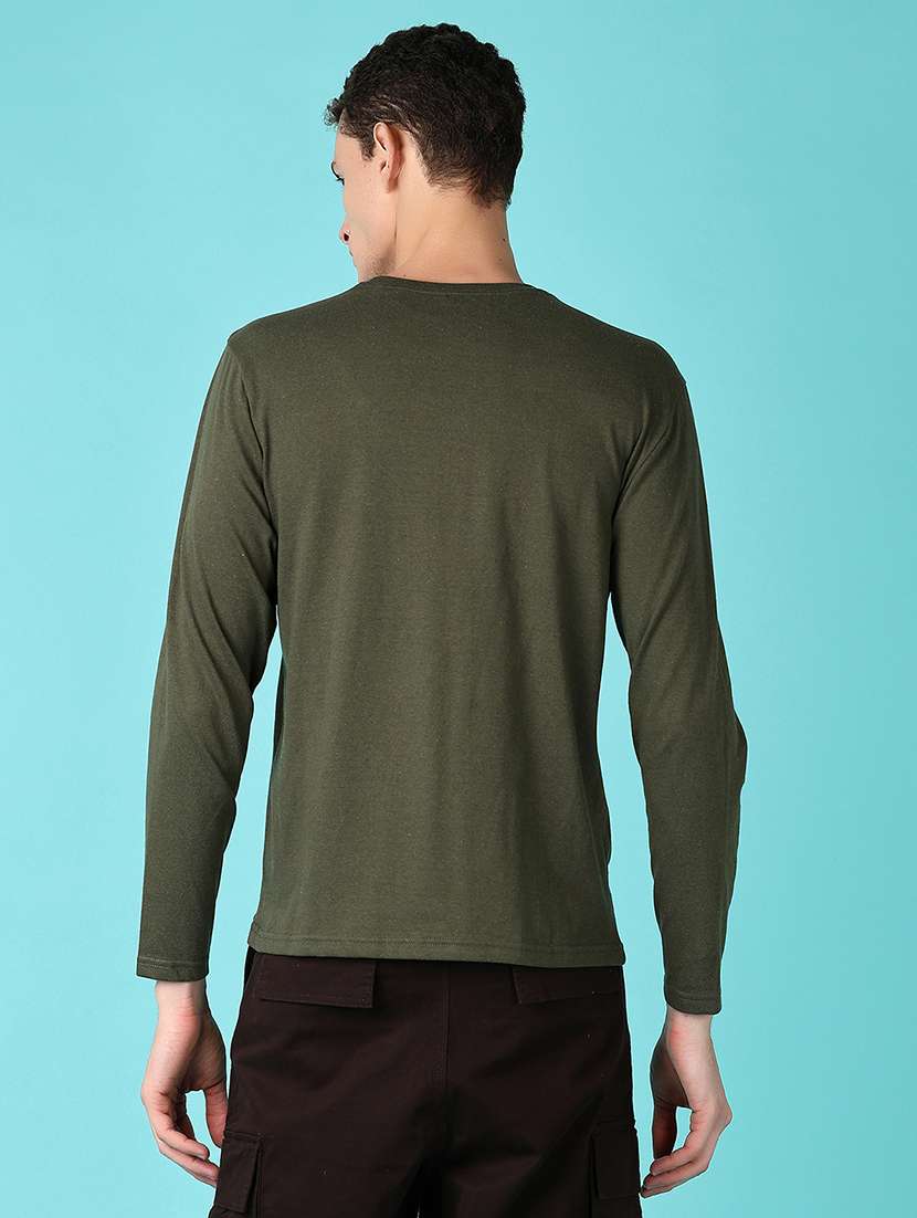 men solid long sleeves t-shirt - 21519970 -  Standard Image - 2