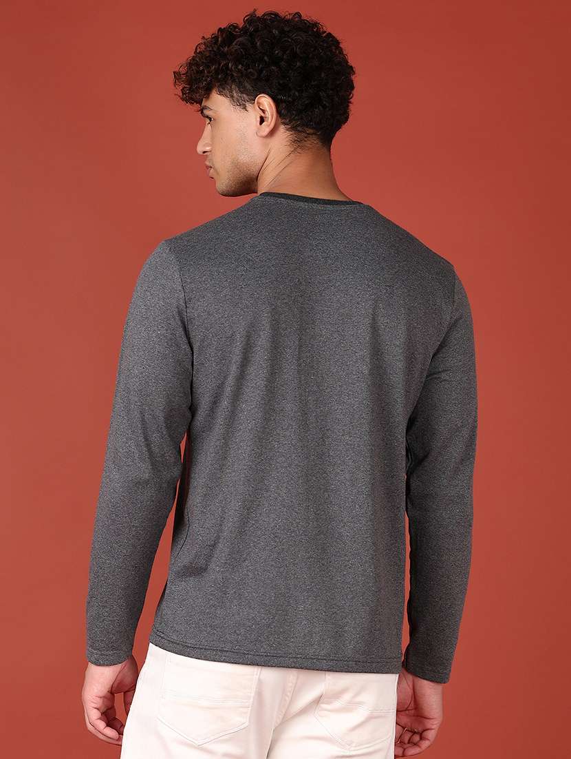 men solid long sleeves t-shirt - 21519972 -  Standard Image - 2