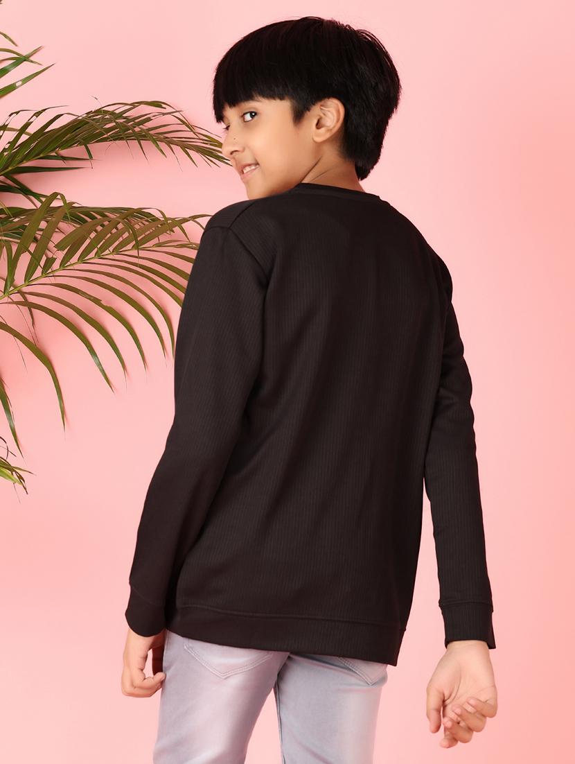 boys long sleeves solid t-shirt - 21520027 - Standard Image - 2