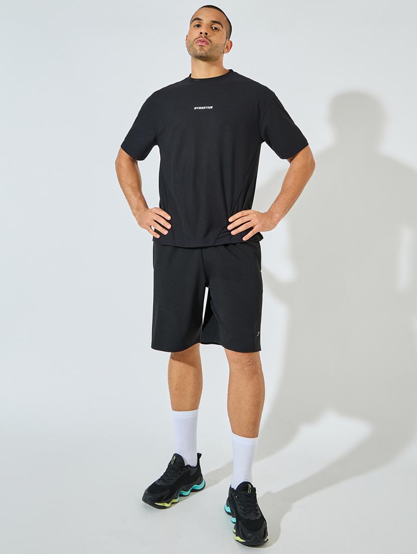 men chest print oversized t-shirt - 21520392 - Standard Image - 2