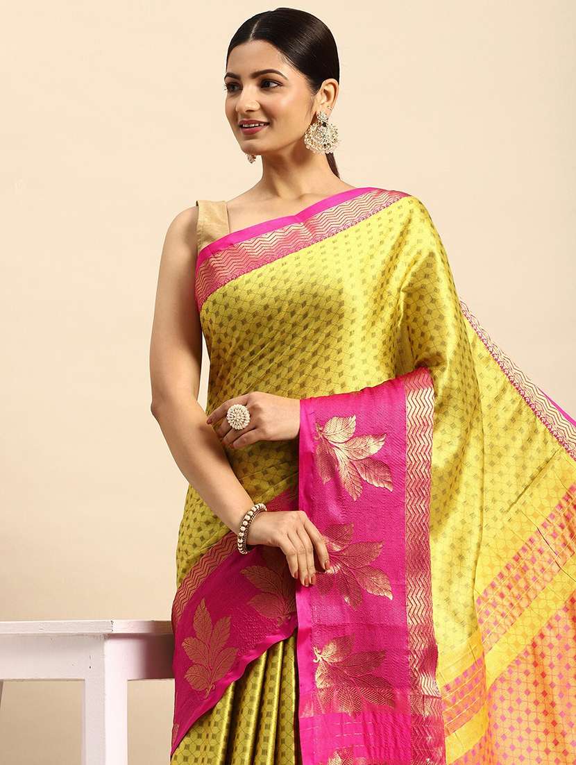 women self design dharmavaram zari bordered saree - 21520594 -  Standard Image - 2