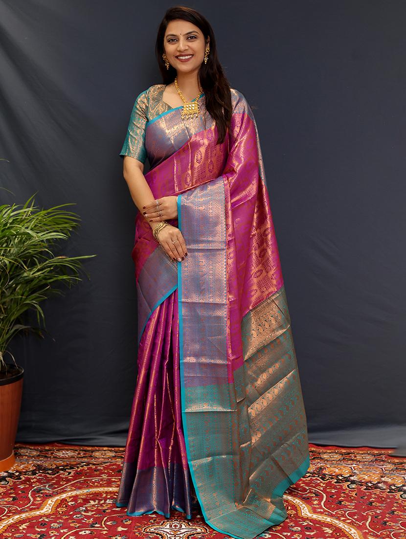 women self design banarasi saree - 21520619 -  Zoom Image - 0