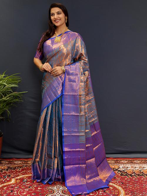 women self design banarasi saree - 21520620 - Standard Image - 0