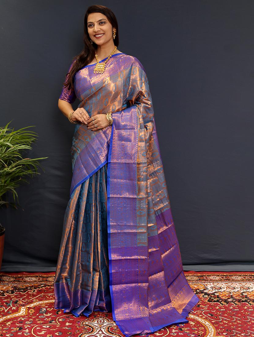 women self design banarasi saree - 21520620 - Zoom Image - 0