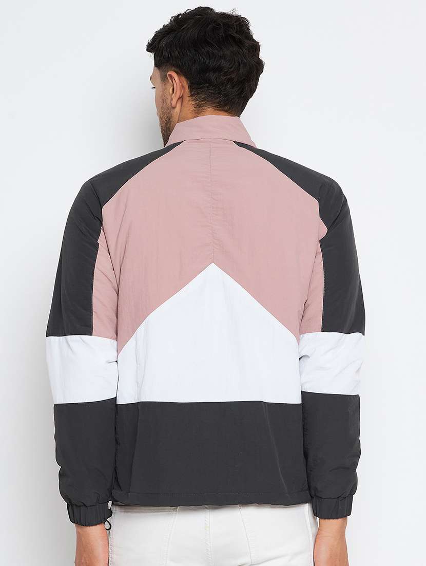 men multi colored nylon bomber jacket - 21520977 -  Standard Image - 2