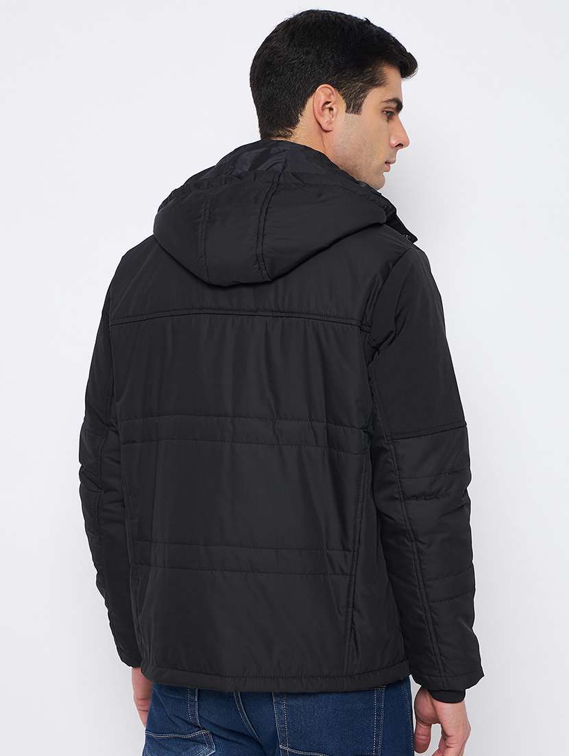 men long sleeve solid quilted jacket - 21520992 -  Standard Image - 2