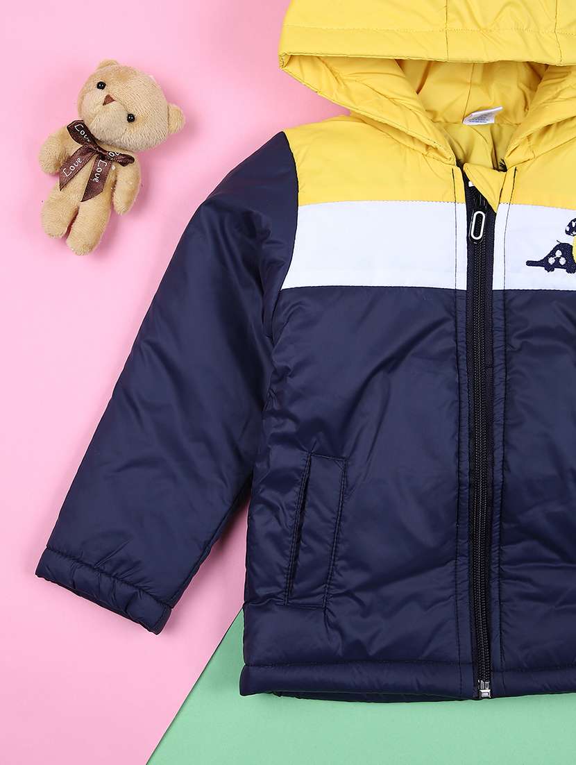 kids long sleeves color block quilted jacket - 21521188 -  Standard Image - 2