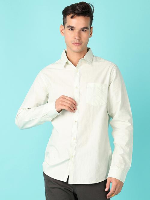 men solid long sleeve casual shirt - 21521194 -  Standard Image - 0