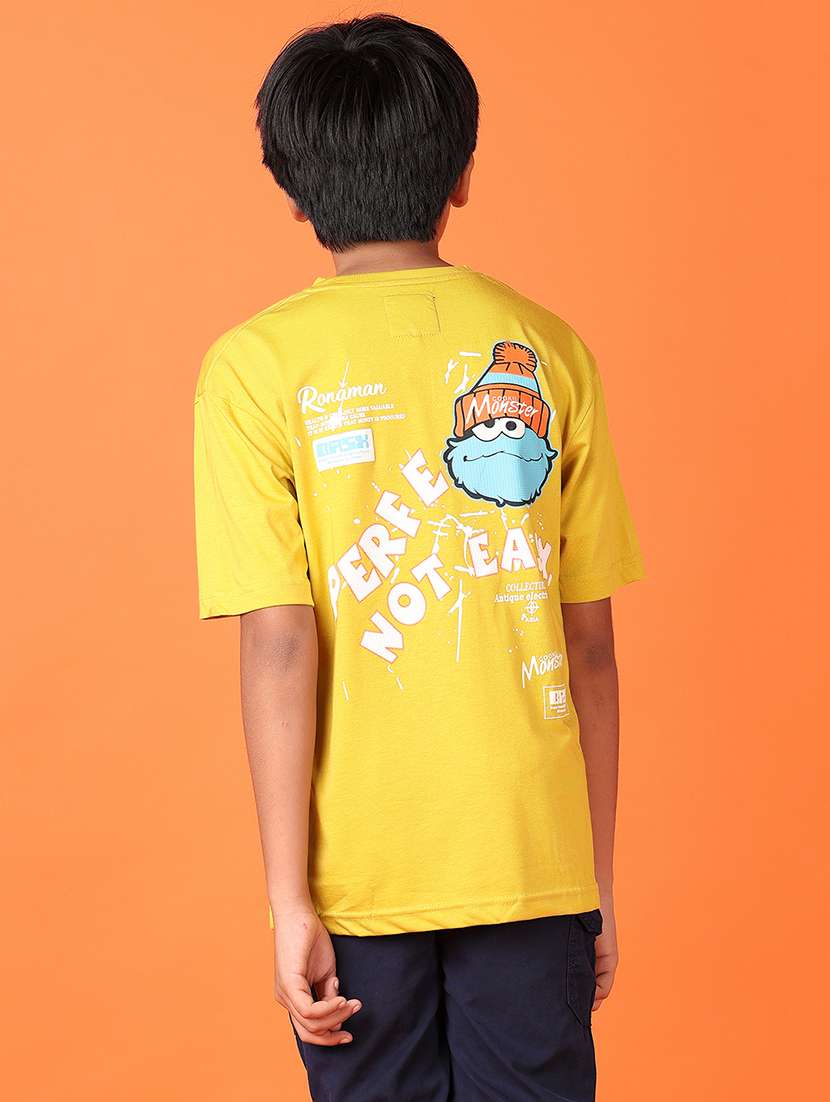 boys short sleeves front & back print t-shirt - 21521247 -  Standard Image - 2