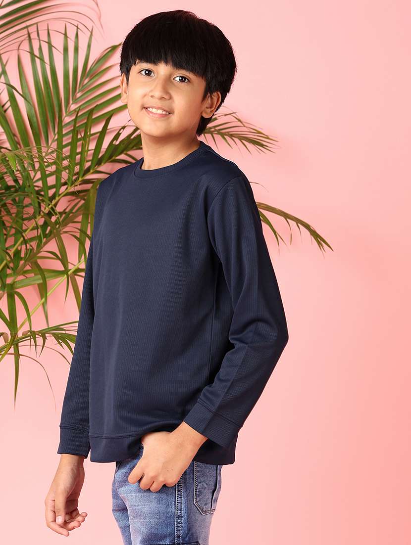 boys long sleeves solid t-shirt - 21521331 -  Standard Image - 2