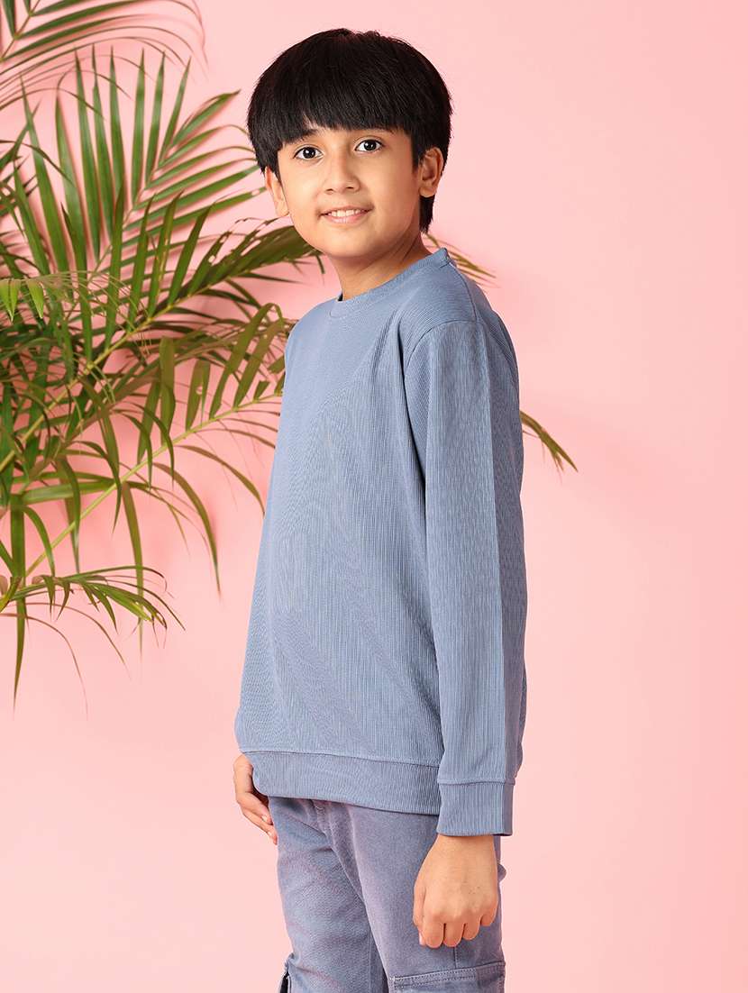 boys long sleeves solid t-shirt - 21521332 -  Standard Image - 2