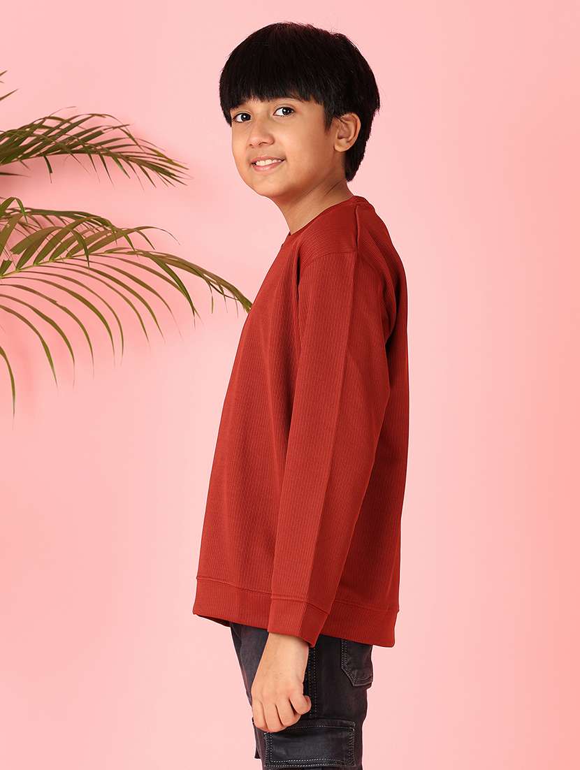 boys long sleeves solid t-shirt - 21521336 -  Standard Image - 2