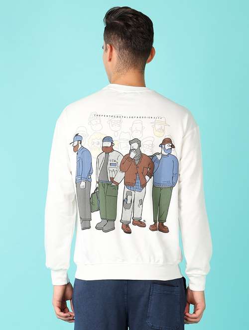 men back print long sleeve t-shirt - 21521340 -  Standard Image - 0