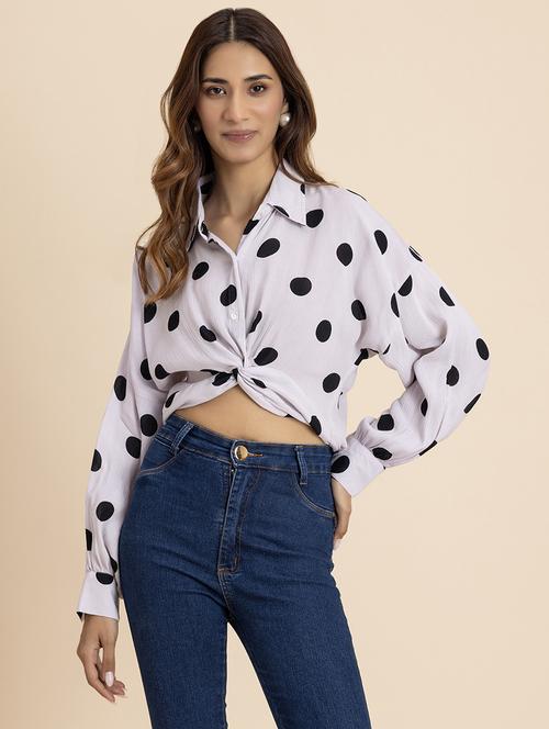 women white cotton shirt top - 21521724 -  Standard Image - 0