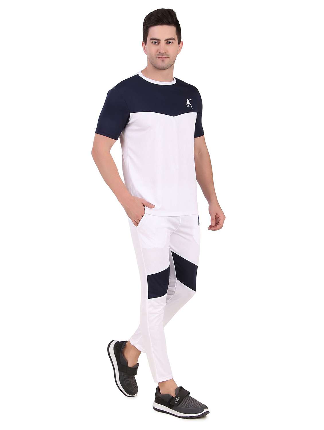 men white full length track pants - 21522114 -  Standard Image - 2