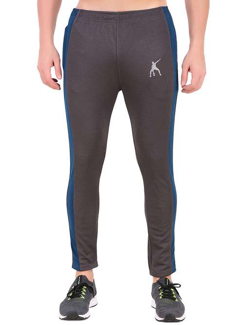 men full length side taped track pant - 21522152 - Standard Image - 0