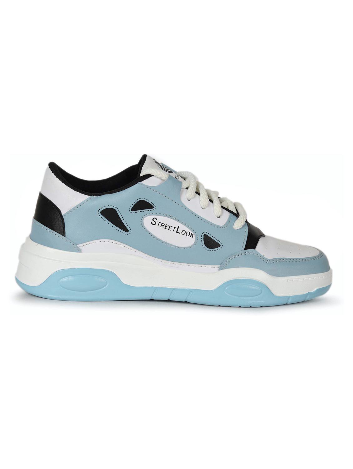 men light blue lace up sneaker - 21522347 - Standard Image - 2