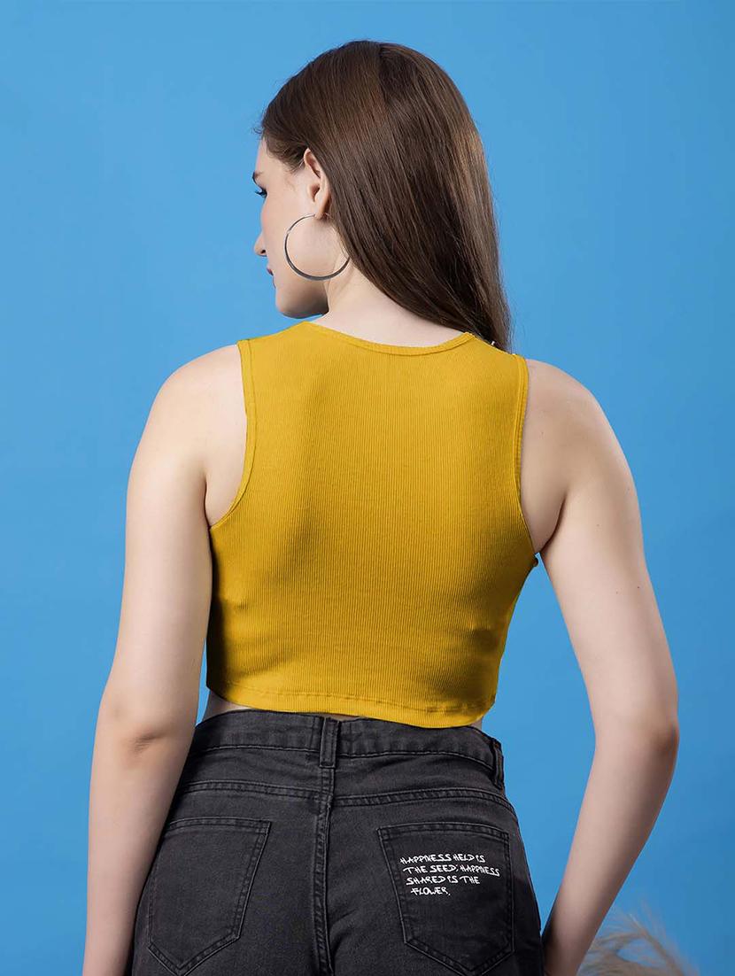 women pack of 2 solid sleeveless crop top - 21522530 - Standard Image - 2