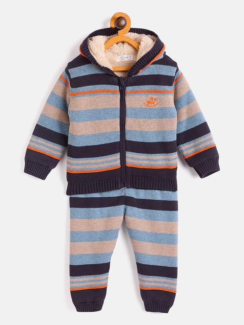kids long sleeves sweater with joggers set - 21522622 - Standard Image - 0