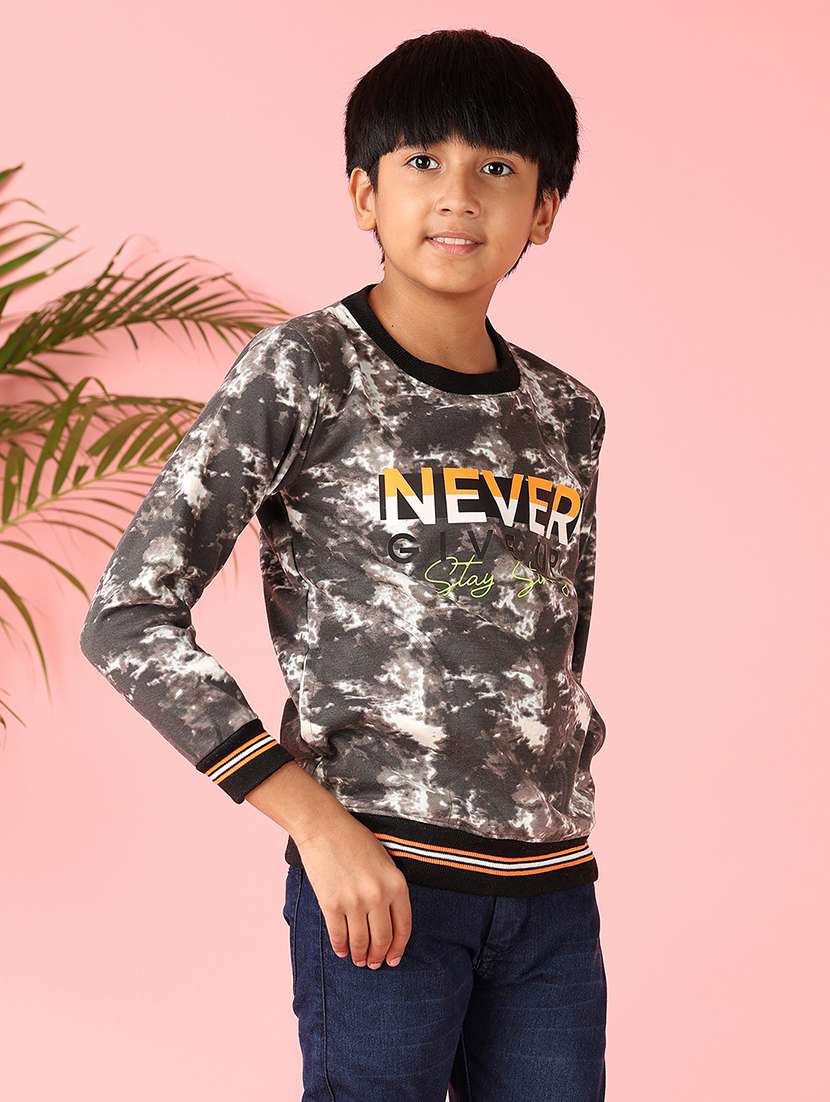 boys printed long sleeve sweatshirt - 21522857 -  Standard Image - 2