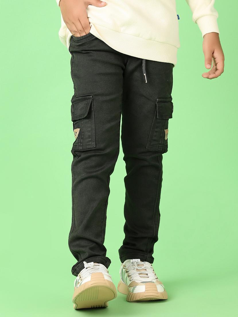 boys plain mid rise cargo - 21522869 - Standard Image - 2