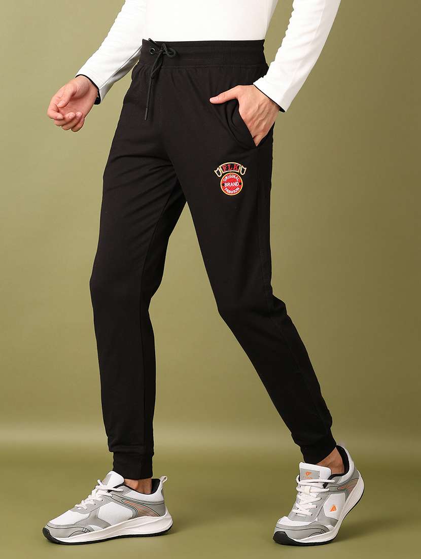 men mid rise placement print jogger - 21522950 - Standard Image - 2