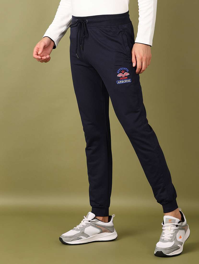 men mid rise placement print jogger - 21522951 -  Standard Image - 2