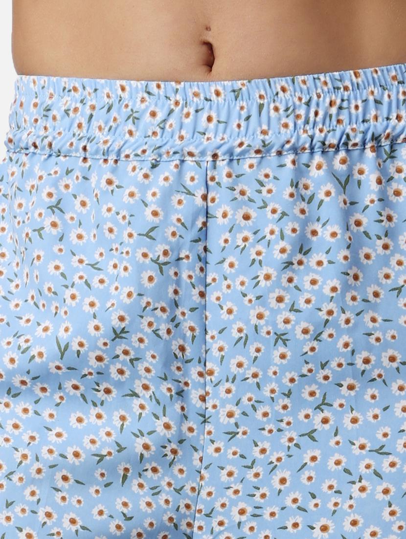 women floral printed wide leg trouser - 21523418 - Standard Image - 7