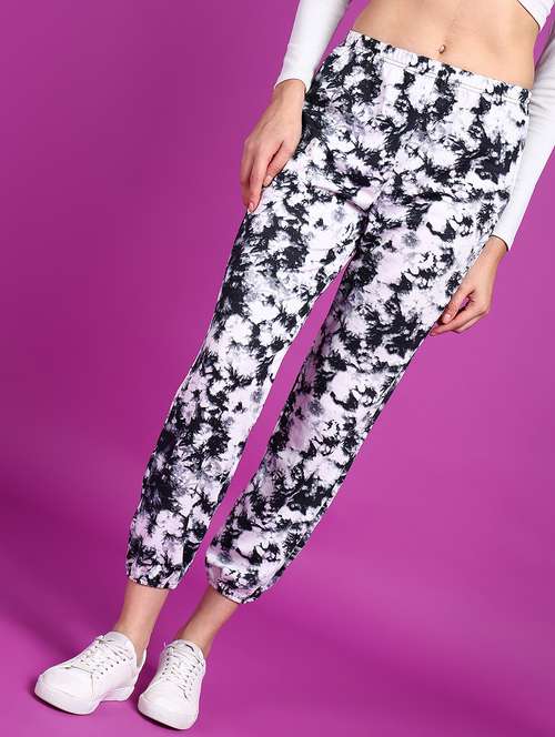 women printed relaxed fit jogger - 21523419 -  Standard Image - 0