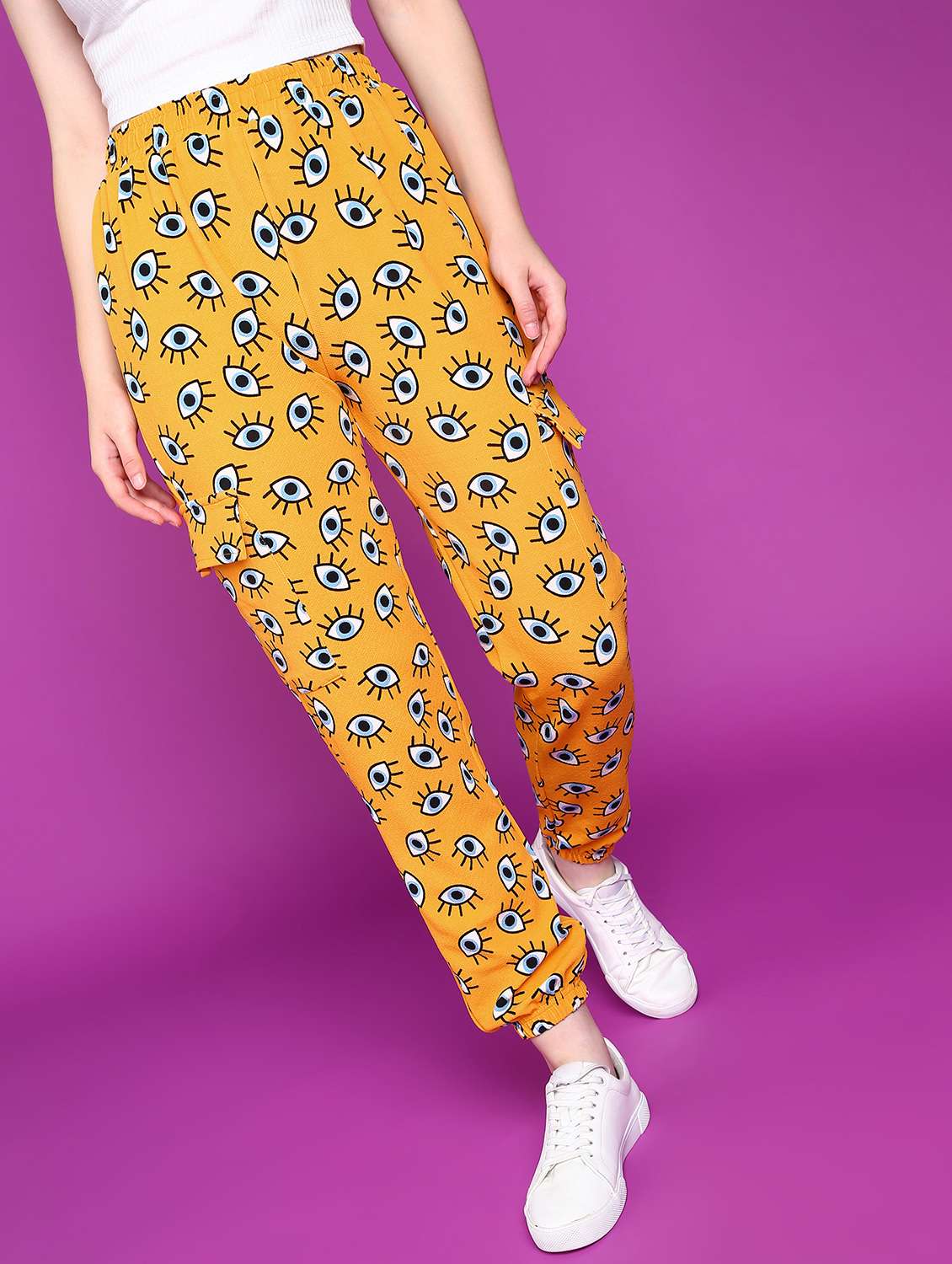 women printed relaxed fit jogger