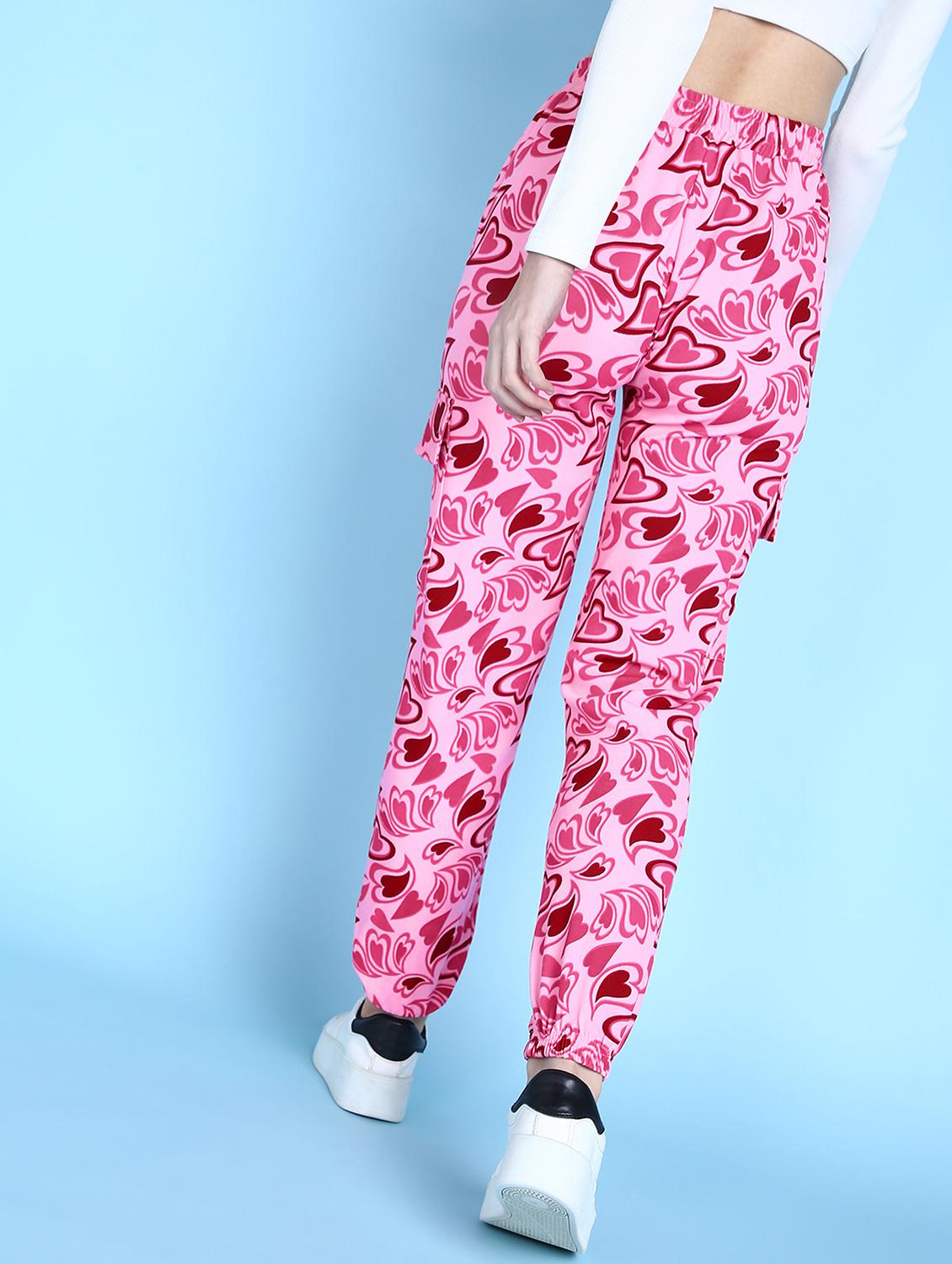 women printed relaxed fit jogger - 21523424 - Standard Image - 2