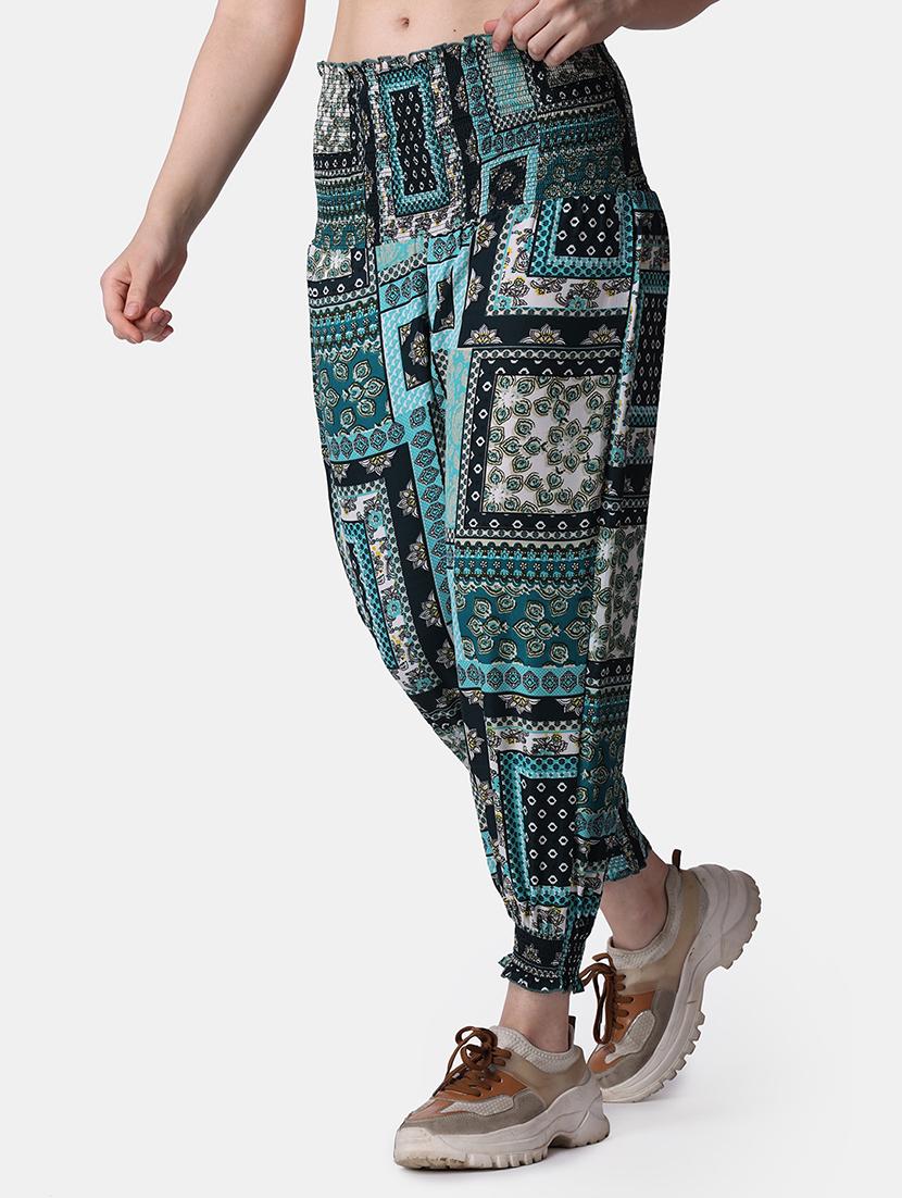 women printed relaxed fit jogger - 21523425 - Standard Image - 2