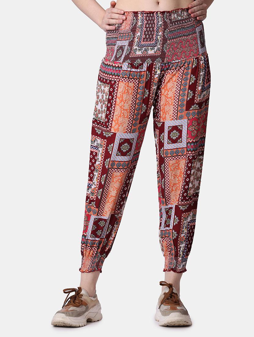 women printed relaxed fit jogger