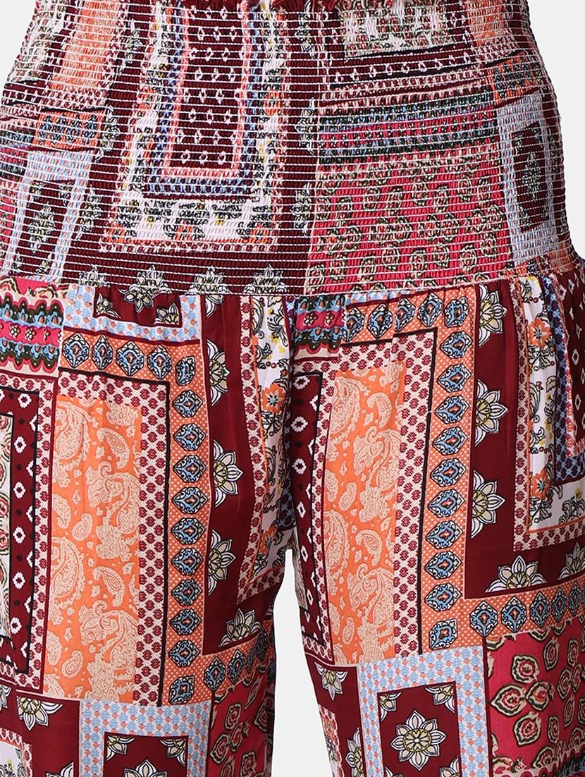 women printed relaxed fit jogger - 21523426 - Standard Image - 7