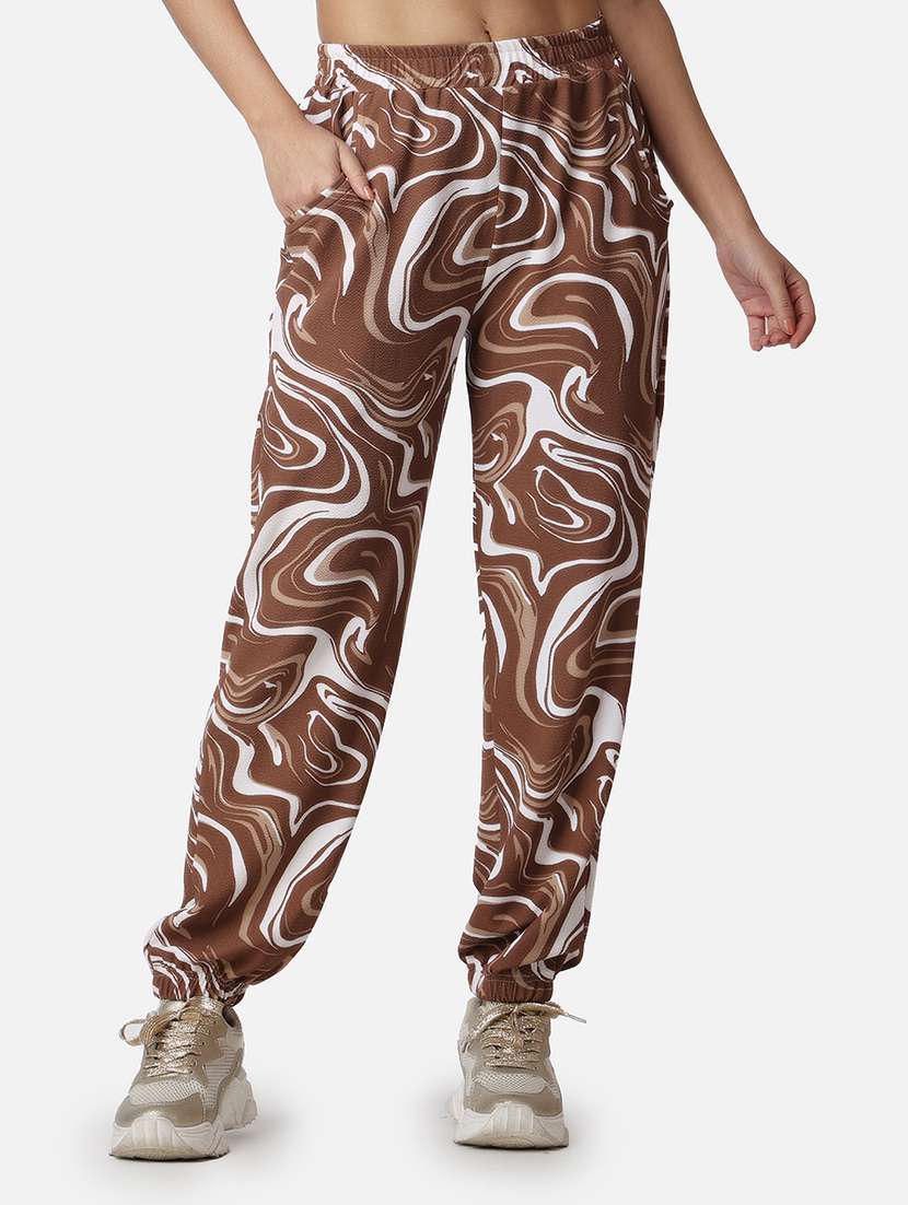 women printed relaxed fit jogger - 21523441 - Zoom Image - 0