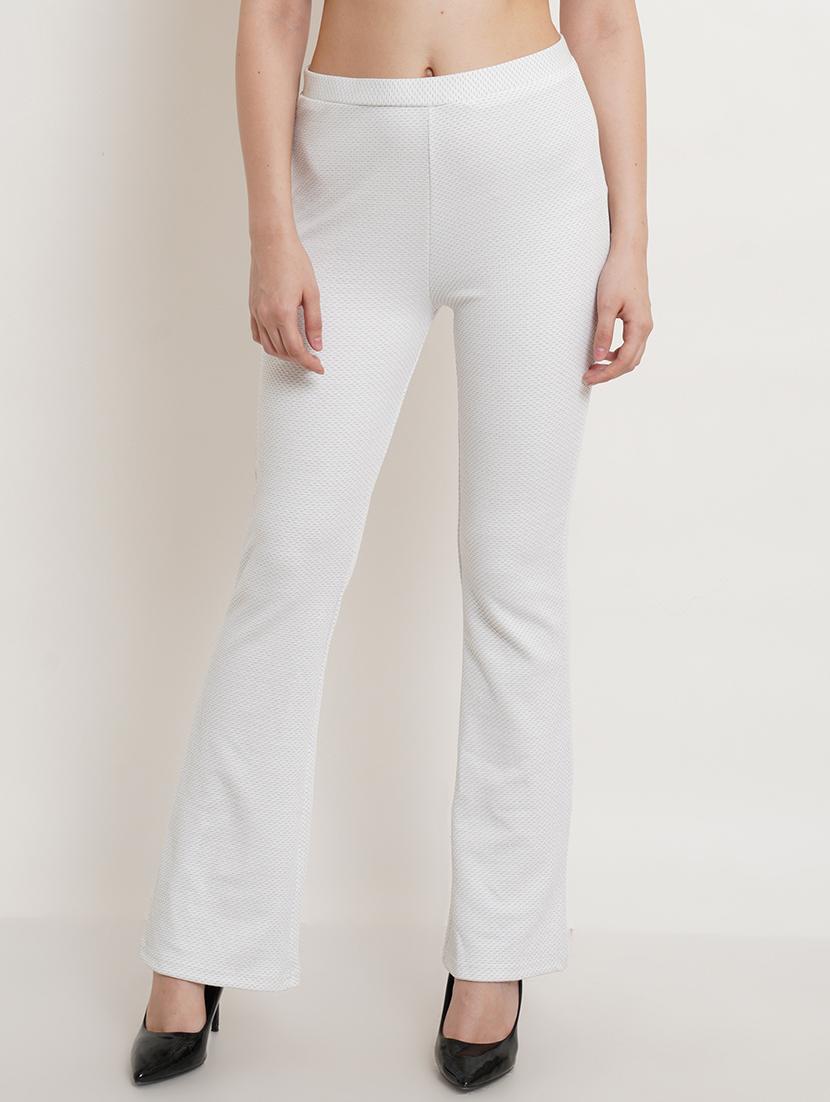 women solid regular fit bootcut trouser - 21523507 - Zoom Image - 0