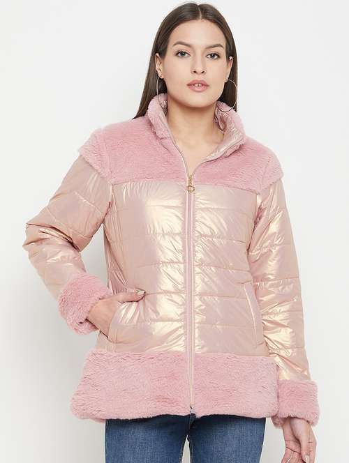 women solid long sleeves bomber jacket - 21523578 -  Standard Image - 0
