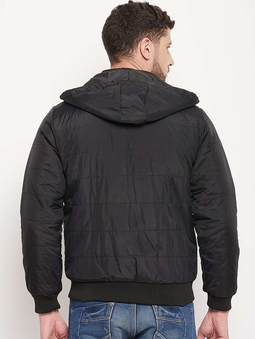 men solid long sleeve bomber jacket - 21523627 -  Standard Image - 2