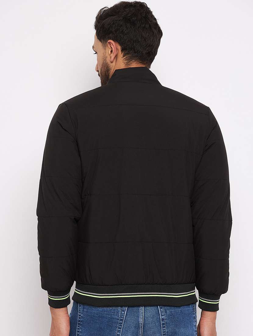 men solid long sleeve quilted jacket - 21523641 -  Standard Image - 2