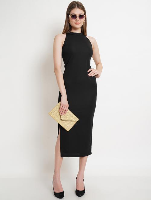 women solid sleeveless bodycon dress - 21523738 -  Standard Image - 0