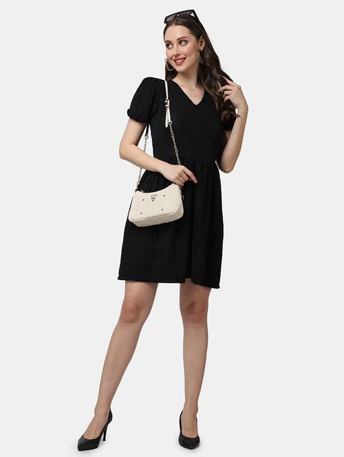 women self design short sleeves a-line dress - 21523775 -  Standard Image - 0