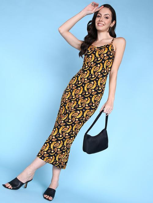 women printed sleeveless bodycon dress - 21523812 -  Standard Image - 0