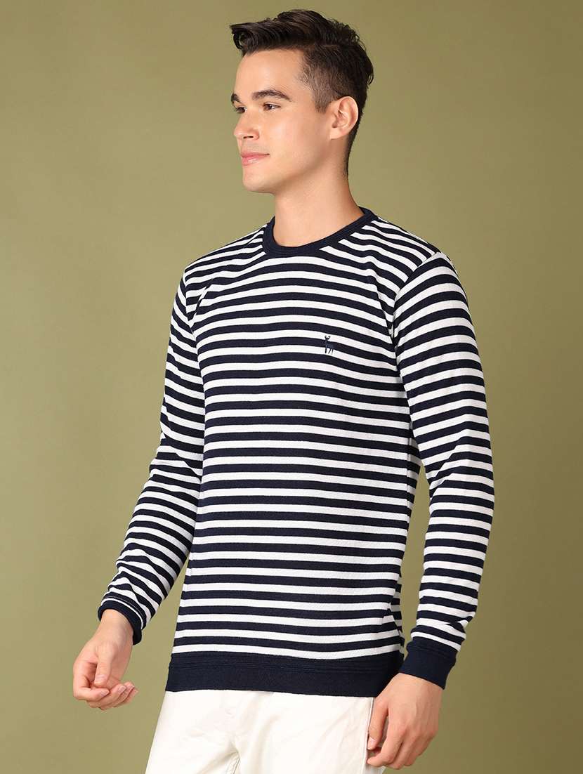 men self design round neck pullover - 21524123 -  Standard Image - 2