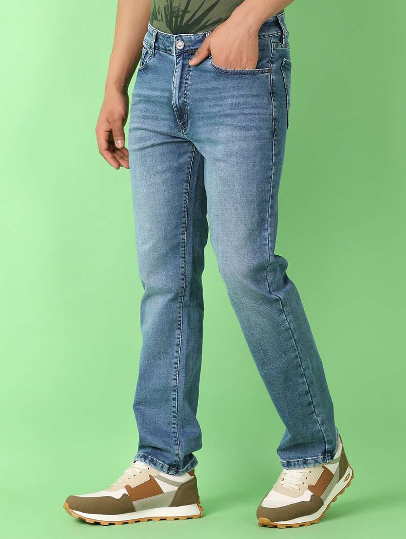 men mid rise plain jeans - 21524351 -  Standard Image - 2