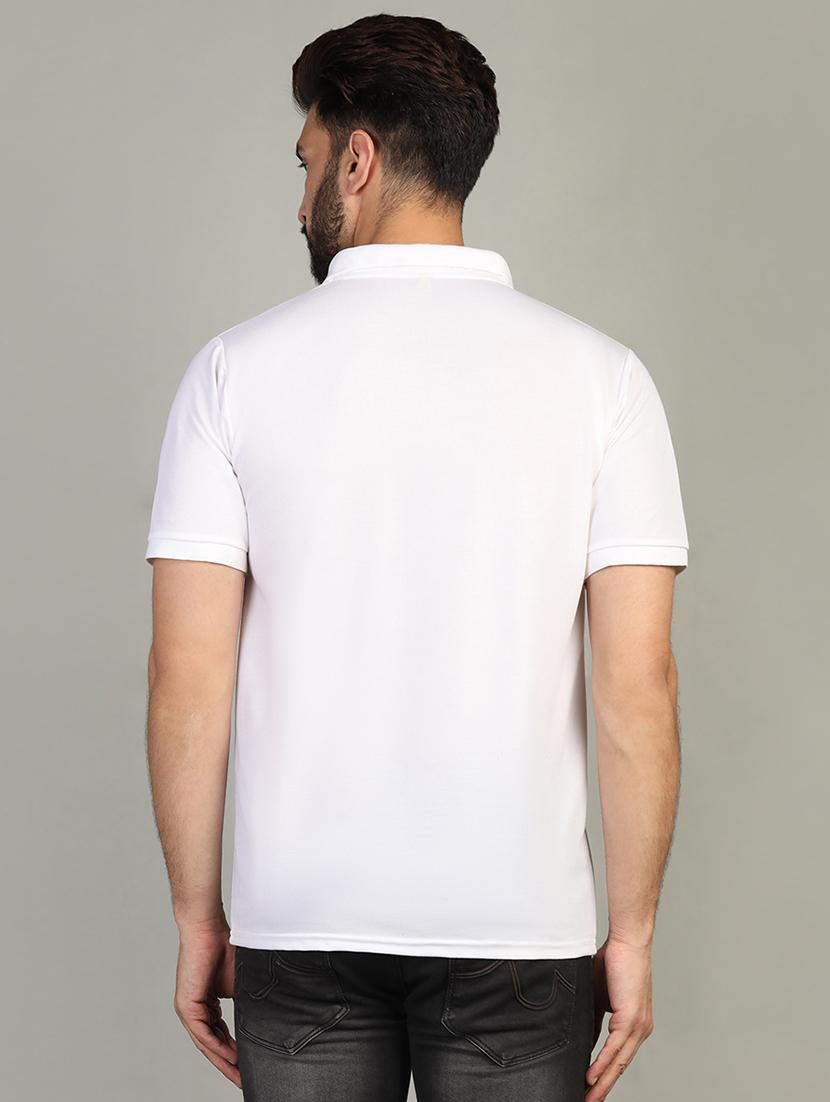 men polo neck plain t-shirt - 21524813 - Standard Image - 2